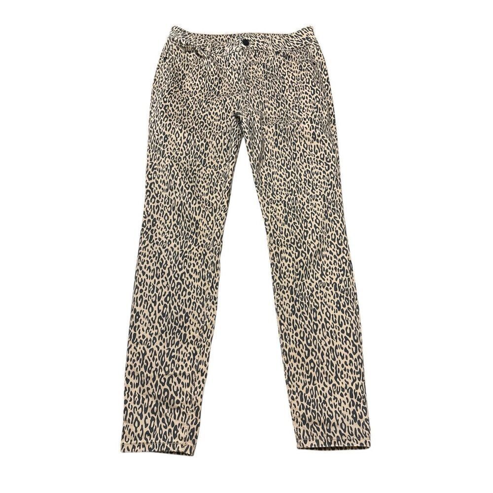 The Limited Jeans Womens Size 6R Animal Print Mid Rise Skinny Pants